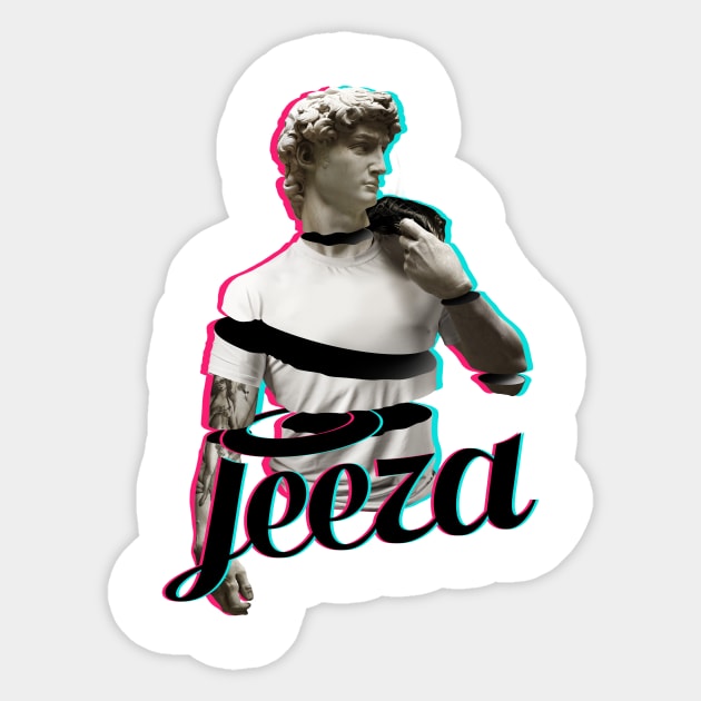 Jeeza Adam Sticker by Jeeza